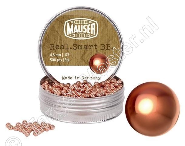 Mauser Real Smart BB 4.50mm Airgun Pellets tin of 750